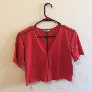 ZARA trendy crop top